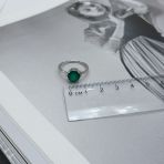 Серебряное кольцо Tiva с натуральным агатом 1.708ct, вес изделия 2,32 гр (2173687) 18 размер