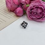 Серебряное кольцо Tiva с натуральным сапфиром 2.775ct, вес изделия 4,46 гр (2174646) 18 размер