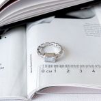 Серебряное кольцо Tiva с натуральным топазом 1.933ct, вес изделия 3,81 гр (2166054) 18.5 размер