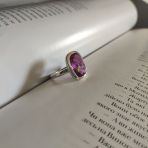 Серебряное кольцо Tiva с александритом 8.1ct, вес изделия 4,44 гр (2144908) 18.5 размер