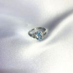 Серебряное кольцо Tiva с натуральным топазом 2.192ct, вес изделия 2,98 гр (2058991) 18 размер