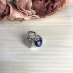 Серебряное кольцо Tiva с натуральным лазуритом 2.521ct, вес изделия 5,31 гр (2066910) 17.5 размер