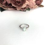 Серебряное кольцо Tiva с опалом 0.17ct, вес изделия 2,23 гр (2085614) 17 размер