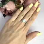 Серебряное кольцо Tiva с опалом 1.306ct, вес изделия 2,4 гр (2085744) 17 размер