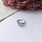 Серебряное кольцо Tiva с натуральным топазом 2.307ct, вес изделия 2,85 гр (2089407) 17 размер