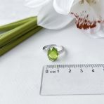 Серебряное кольцо Tiva с хризолітом 6.025ct, вес изделия 3,72 гр (2150343) 17.5 размер