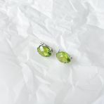 Серебряные серьги Tiva с хризолітом 12.175ct (2150350)