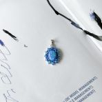 Серебряная подвеска Tiva с опалом 1.533ct (2151869)