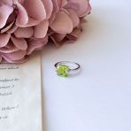 Серебряное кольцо Tiva с хризолітом 3.465ct, вес изделия 2,26 гр (2157311) 18 размер