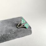 Серебряное кольцо Tiva с натуральным изумрудом 2.8ct, вес изделия 5,42 гр (2163527) 19 размер