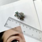 Серебряное кольцо Tiva с натуральным изумрудом 2.8ct, вес изделия 5,45 гр (2163527) 18.5 размер