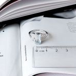 Серебряное кольцо Tiva с натуральным топазом 3.308ct, вес изделия 4,26 гр (2166016) 18 размер