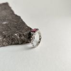 Серебряное кольцо Tiva с натуральным рубином 2.106ct, вес изделия 3,58 гр (2167150) 18 размер