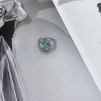 Серебряное кольцо Tiva с натуральным топазом 4.515ct, вес изделия 4,65 гр (2171652) 17 размер