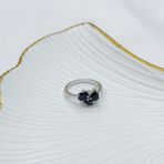 Серебряное кольцо Tiva с натуральным сапфиром 1.548ct, вес изделия 2,72 гр (2172673) 17 размер