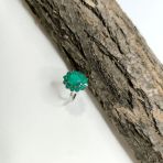 Серебряное кольцо Tiva с натуральным агатом 3.331ct, вес изделия 3,7 гр (2174004) 18 размер