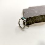 Серебряное кольцо Tiva с натуральным агатом 1.425ct, вес изделия 3,35 гр (2174042) 18 размер