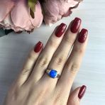 Серебряное кольцо Tiva с опалом 0.764ct, вес изделия 3,64 гр (2028833) 17.5 размер