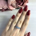 Серебряное кольцо Tiva с натуральным топазом 2.133ct, вес изделия 2,21 гр (2030676) 18 размер