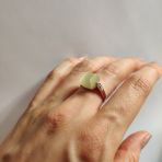 Серебряное кольцо Tiva с кошачьим глазом 7.554ct, вес изделия 4,31 гр (2129936) 16.5 размер