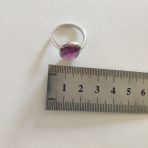 Серебряное кольцо Tiva с александритом 8.6ct, вес изделия 4,46 гр (2144908) 19 размер