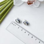 Серебряные серьги Tiva с мистик топазом 17.05ct (2150800)