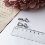 Серебряные серьги Tiva с натуральным топазом 6.75ct (2157687)