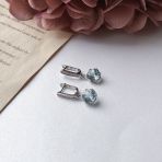 Серебряные серьги Tiva с натуральным топазом 6.75ct (2157687)