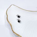 Серебряные серьги Tiva с натуральным сапфиром 3.49ct (2168706)