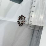 Серебряное кольцо Tiva с натуральным гранатом 4.46ct, вес изделия 4,36 гр (2171539) 18 размер