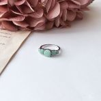 Серебряное кольцо Tiva с натуральным изумрудом 2.633ct, вес изделия 2,85 гр (1803493) 18 размер