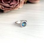 Серебряное кольцо Tiva с мистик топазом 1.737ct, вес изделия 2,99 гр (2017158) 18 размер