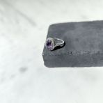 Серебряное кольцо Tiva с натуральным аметистом 2.627ct, вес изделия 3,41 гр (2163312) 17 размер