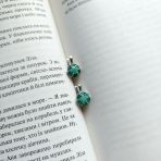 Серебряные серьги Tiva с натуральным изумрудом 2.763ct (2163480)