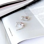 Серебряные серьги Tiva с Султанит султанитом 3.233ct (2163916)