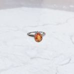 Серебряное кольцо Tiva с Натуральным золотим кварцем 1.787ct, вес изделия 2,6 гр (2165743) 17 размер