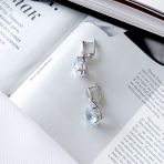 Серебряные серьги Tiva с натуральным топазом 12.97ct (2165965)