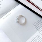 Серебряное кольцо Tiva с натуральным топазом 1.883ct, вес изделия 2,76 гр (2166092) 17.5 размер