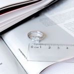 Серебряное кольцо Tiva с натуральным топазом 1.883ct, вес изделия 2,76 гр (2166092) 17.5 размер