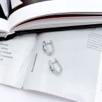 Серебряные серьги Tiva с топазом Лондон Блю 0.65ct (2167716)