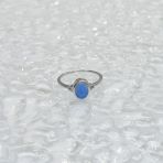 Серебряное кольцо Tiva с опалом 0.467ct, вес изделия 2,11 гр (2170129) 17.5 размер