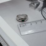 Серебряное кольцо Tiva с натуральным агатом 0.408ct, вес изделия 5,06 гр (2171133) 17.5 размер