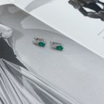 Серебряные серьги Tiva с натуральным агатом 1.722ct (2171188)