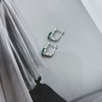 Серебряные серьги Tiva с натуральным агатом 1.722ct (2171188)