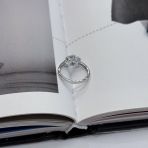 Серебряное кольцо Tiva с натуральным топазом 1.415ct, вес изделия 2,55 гр (2171614) 17 размер