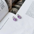 Серебряные серьги Tiva с александритом 5.826ct (1913154)