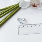 Серебряное кольцо Tiva с натуральным топазом 6.313ct, вес изделия 3,84 гр (2129660) 17 размер