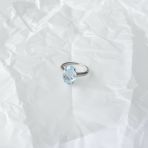 Серебряное кольцо Tiva с натуральным топазом 6.313ct, вес изделия 3,84 гр (2129660) 17 размер