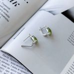 Серебряные серьги Tiva с хризолітом 8.4ct (2157588)