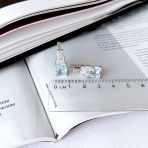 Серебряные серьги Tiva с натуральным топазом 7.993ct (2167877)